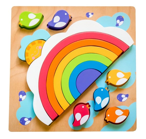 Kiddie Connect Toys Large Sun and Rainbow Puzzle