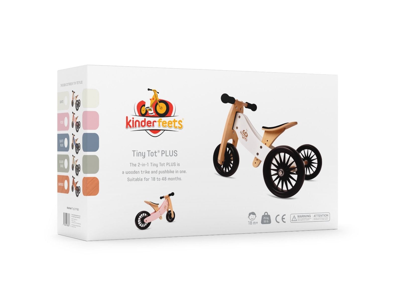 Kinderfeets Toys Kinderfeets Tiny Tot Plus - Slate Grey