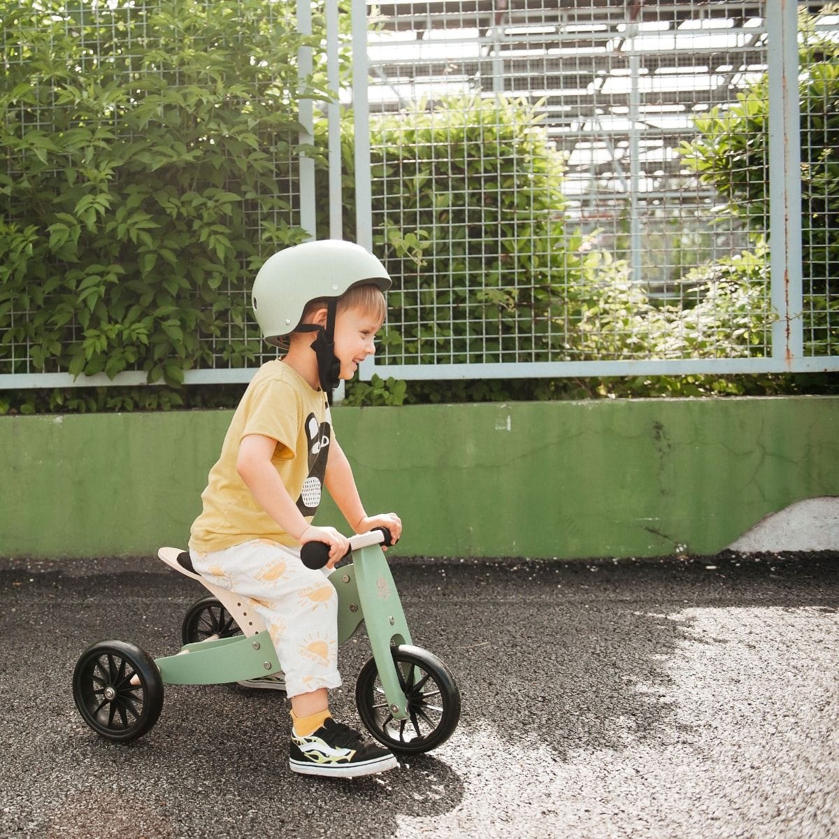 Kinderfeets Toys Matte Silver Sage Kinderfeets Toddler Bike Helmet