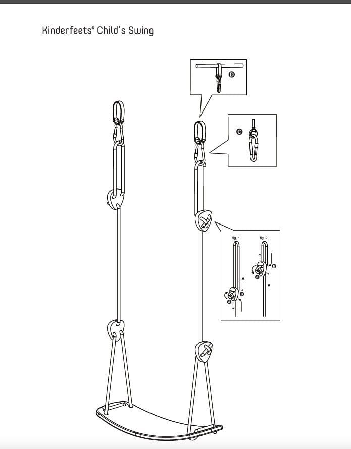 Kinderfeets Toys Trapeze with Rings