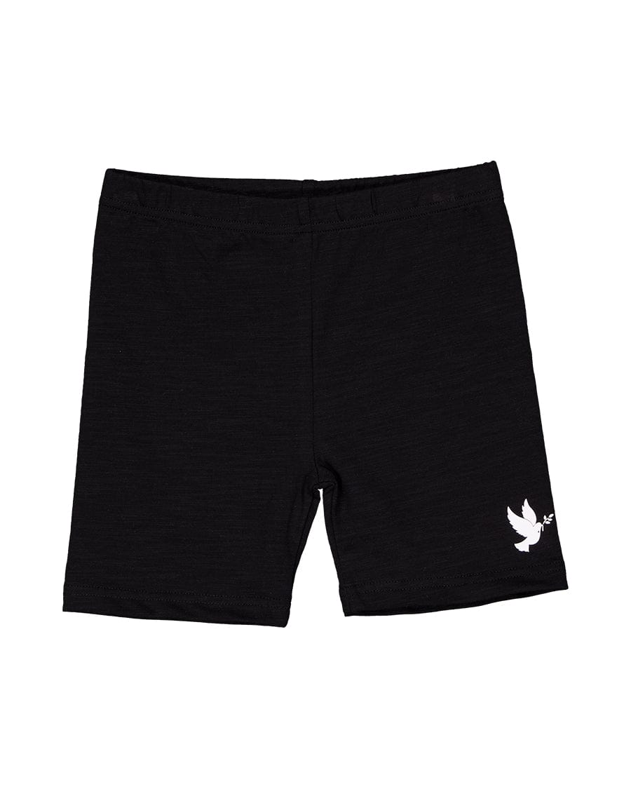 Kissed By Radicool Girls Bottoms Bike Shorts in Black