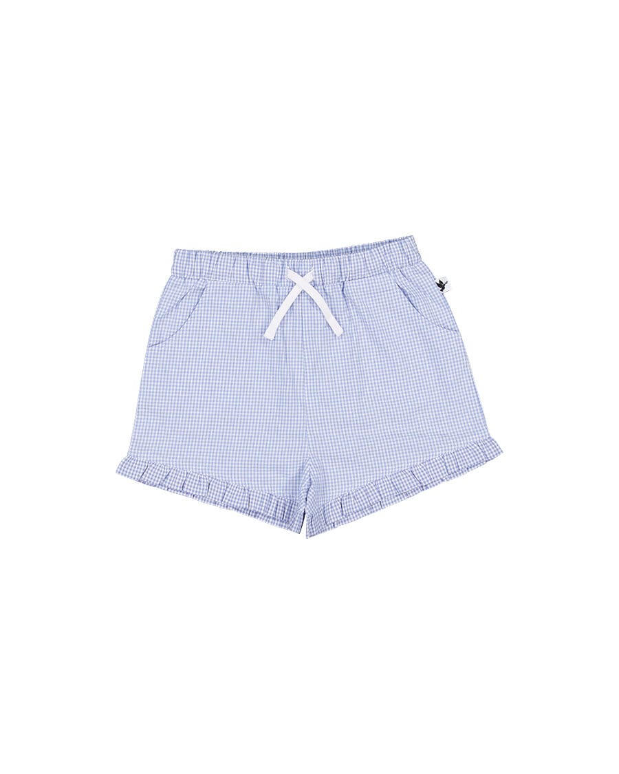 Kissed By Radicool Girls Bottoms Gingham Frill Short