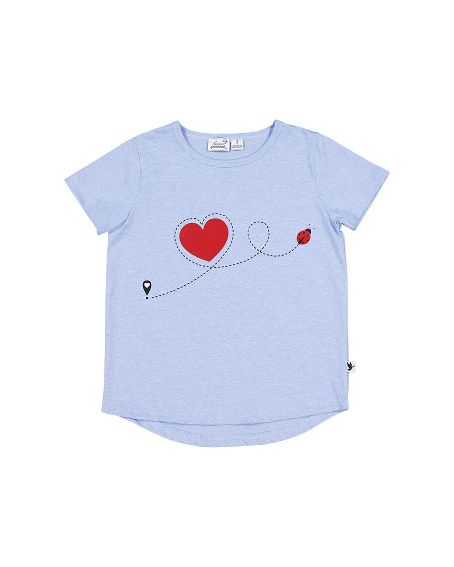 Kissed By Radicool Girls Bottoms Ladybird Love Tee