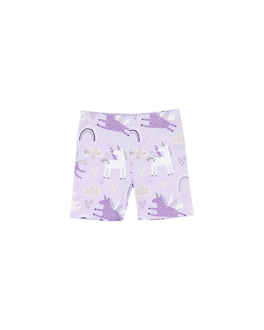 Kissed By Radicool Girls Bottoms Magical Unicorns Bike Short