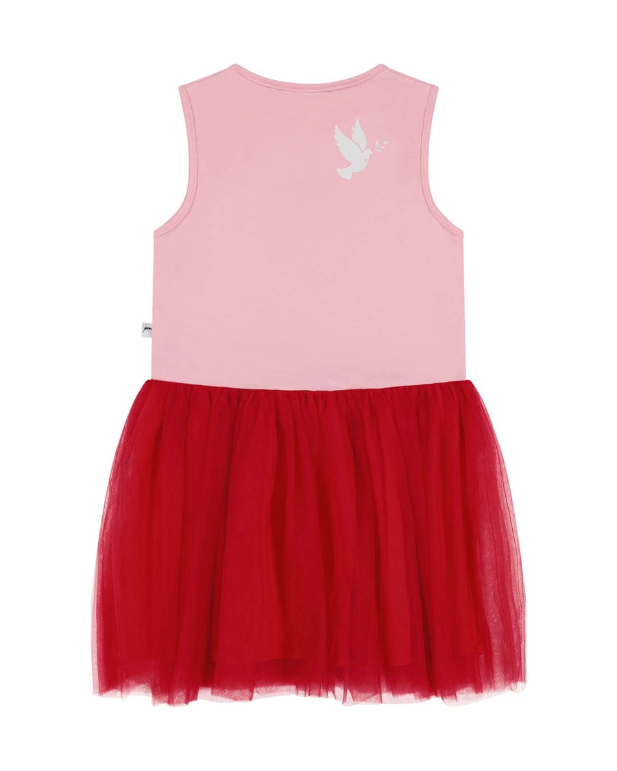 Kissed By Radicool Girls Dress Berry Cute Twirl Dress