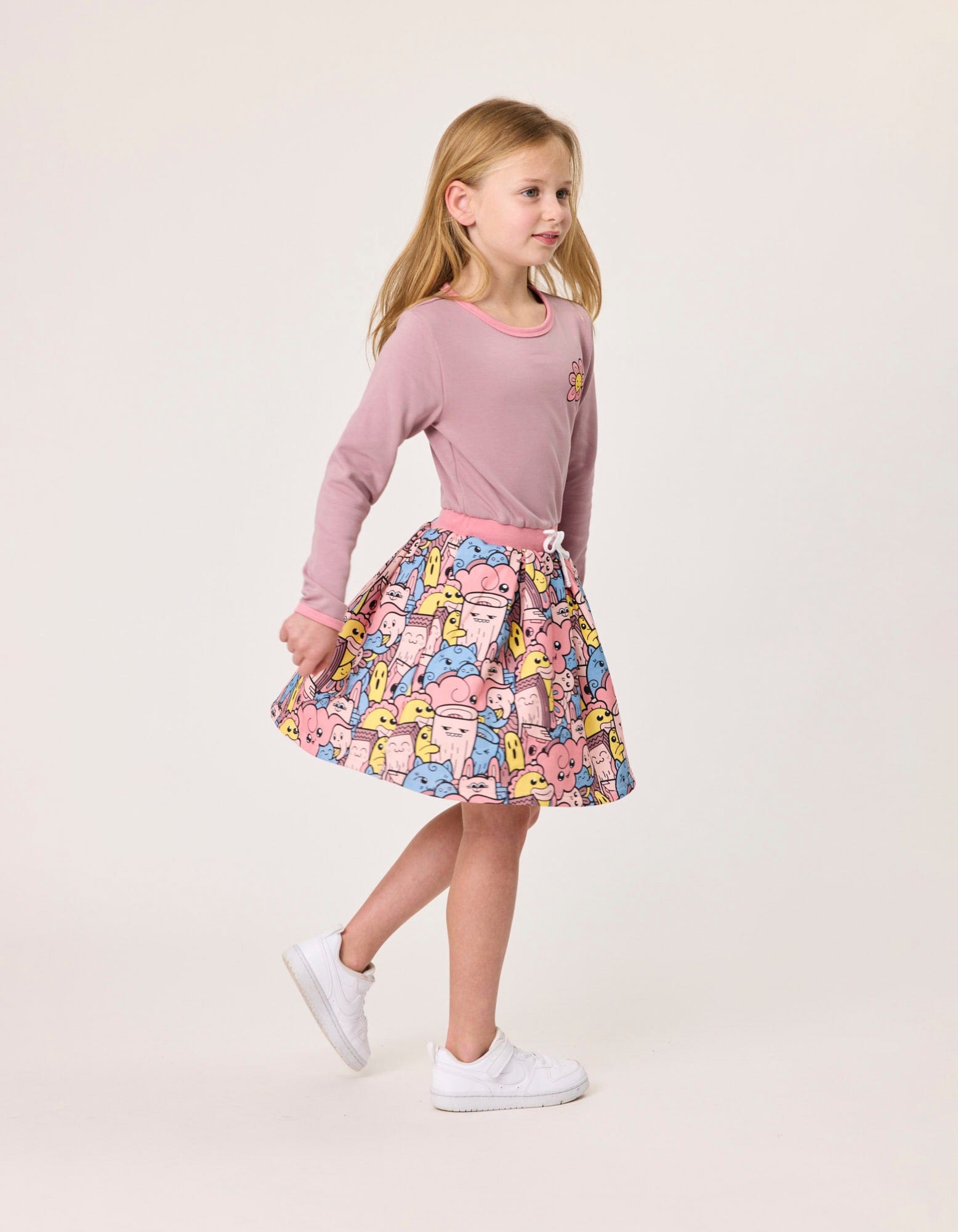 Kissed By Radicool Girls Dress Critters Twirl Dress