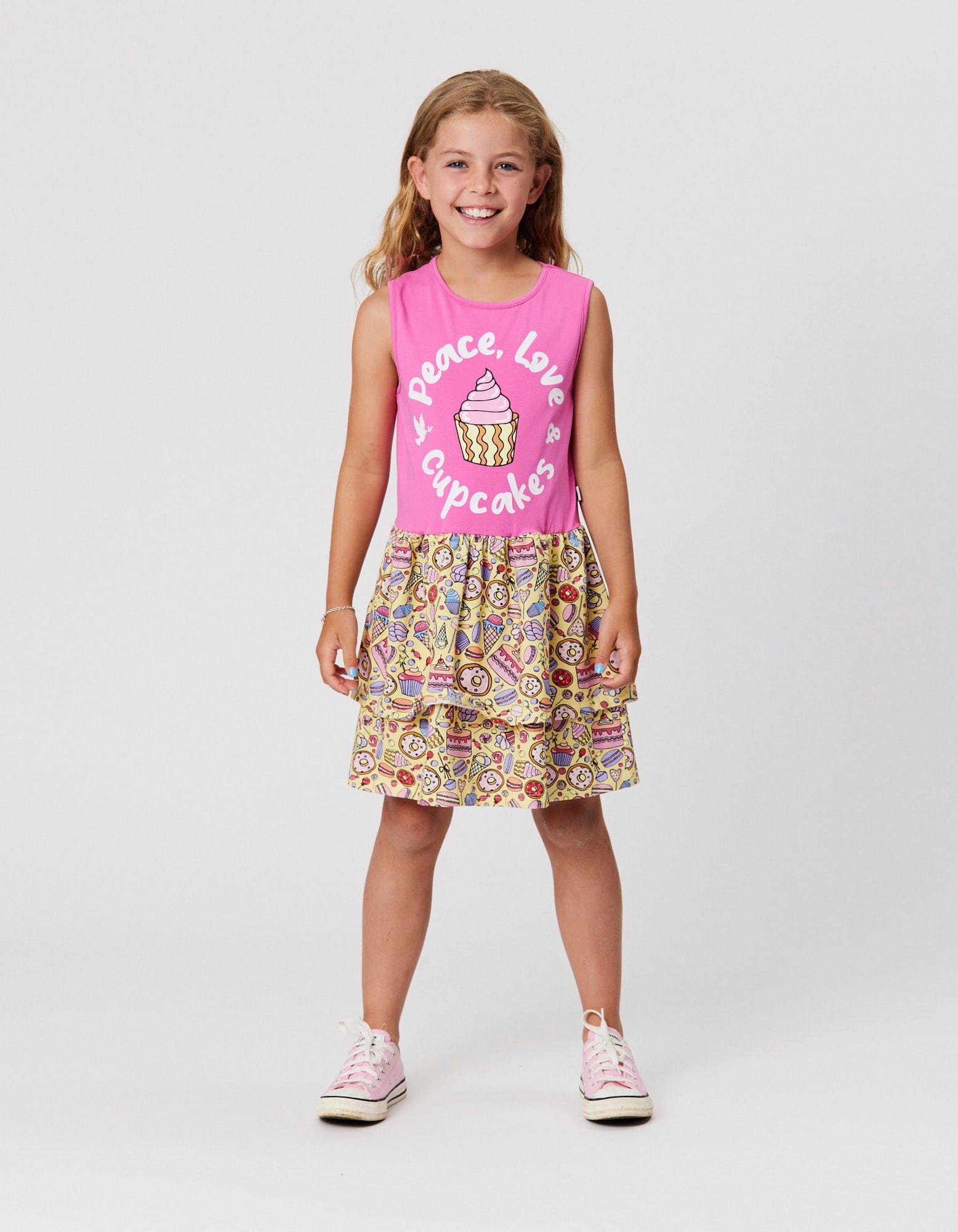 Kissed By Radicool Girls Dress Cupcakes Treat Dress