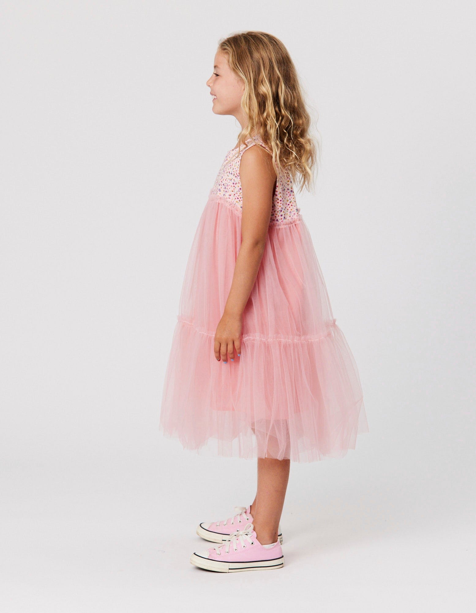 Kissed By Radicool Girls Dress Ditsy Floral Princess Dress