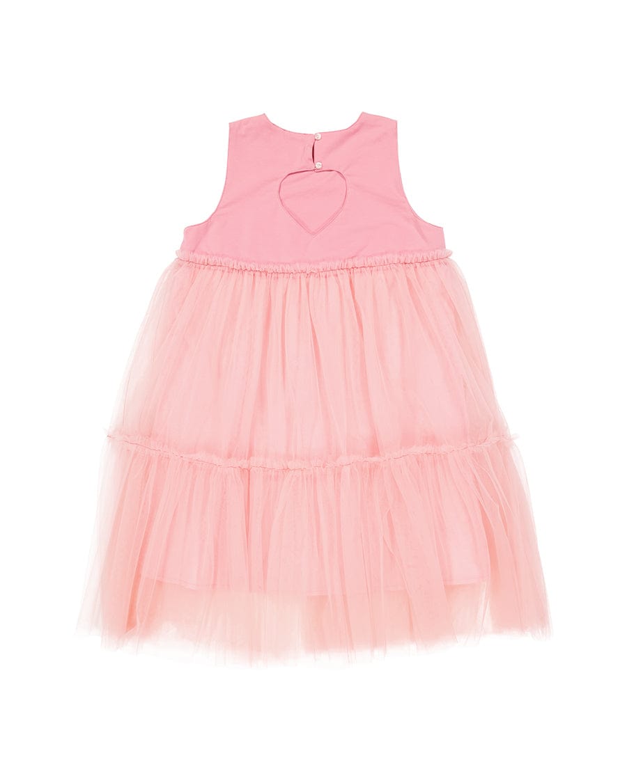 Kissed By Radicool Girls Dress Dusky Pink Princess Dress