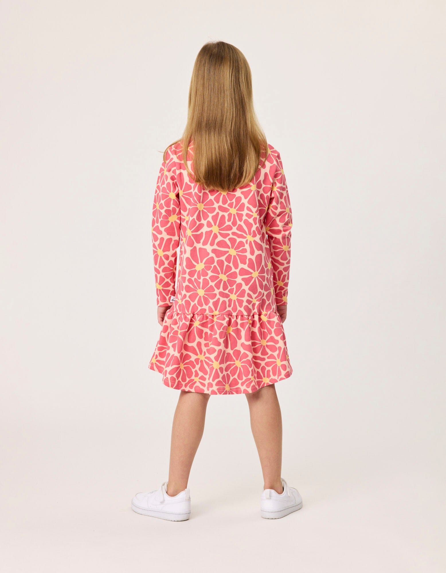 Kissed By Radicool Girls Dress Groovy Floral Frill Dress