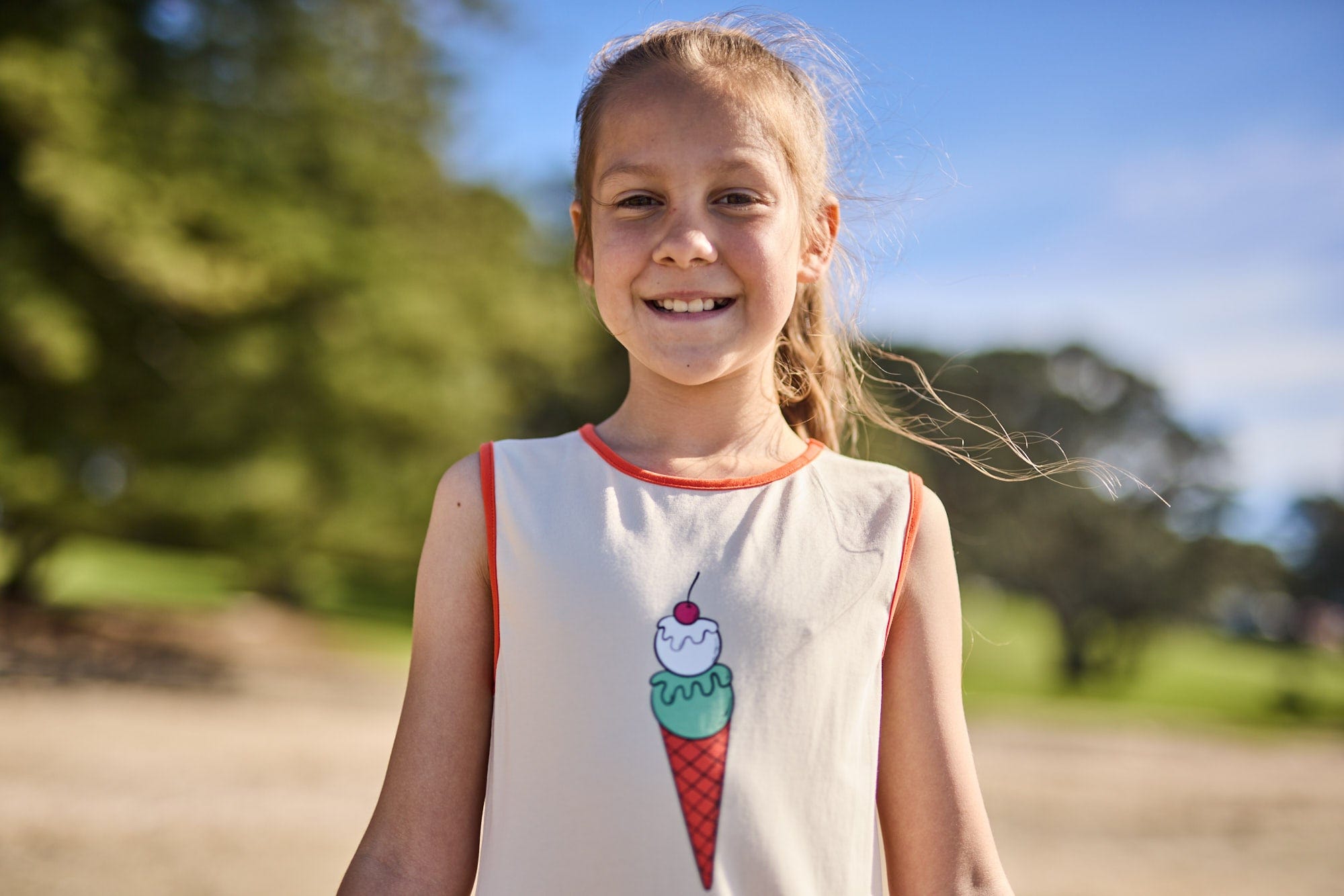 Kissed By Radicool Girls Dress Ice Cream Summer Dress