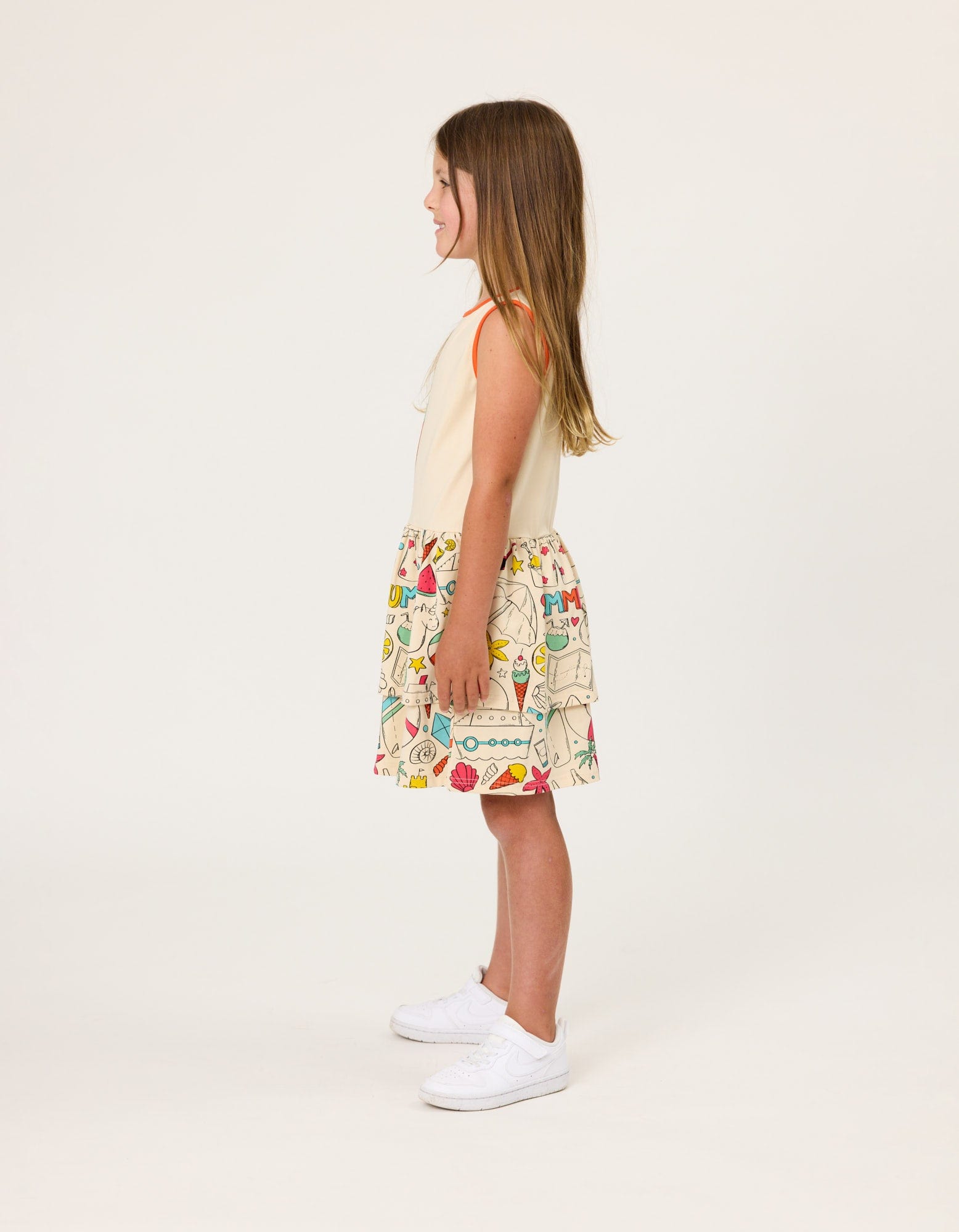 Kissed By Radicool Girls Dress Ice Cream Summer Dress