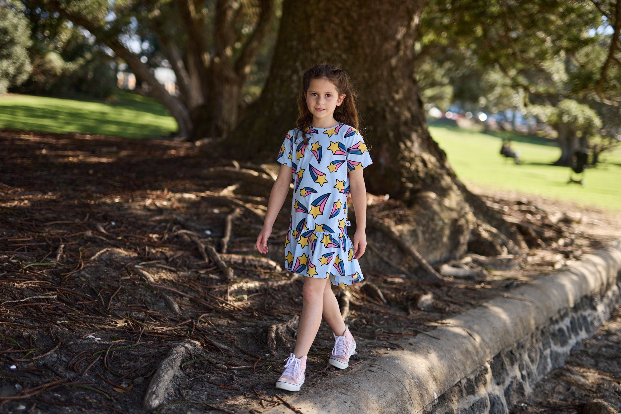 Kissed By Radicool Girls Dress Shooting Stars Frill Dress