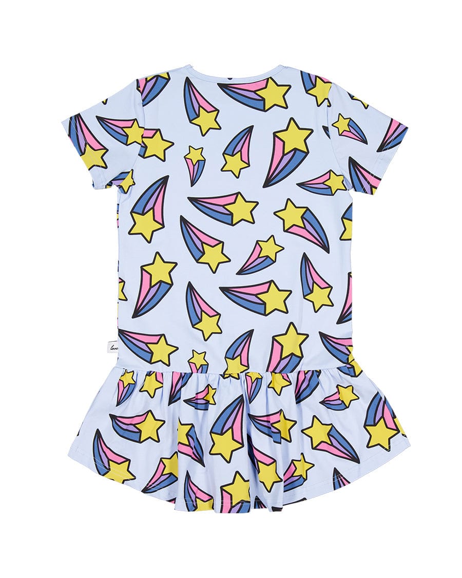 Kissed By Radicool Girls Dress Shooting Stars Frill Dress