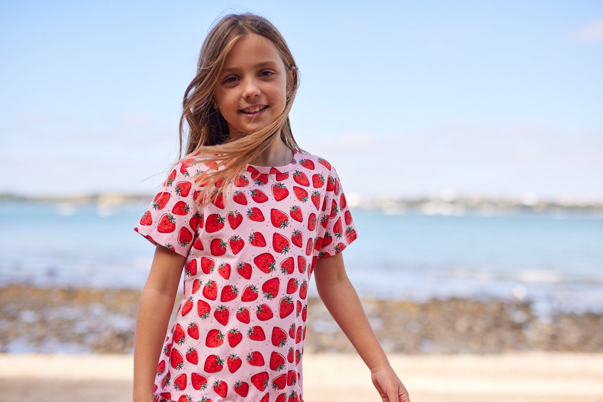 Kissed By Radicool Girls Dress Strawberry Crush Dress