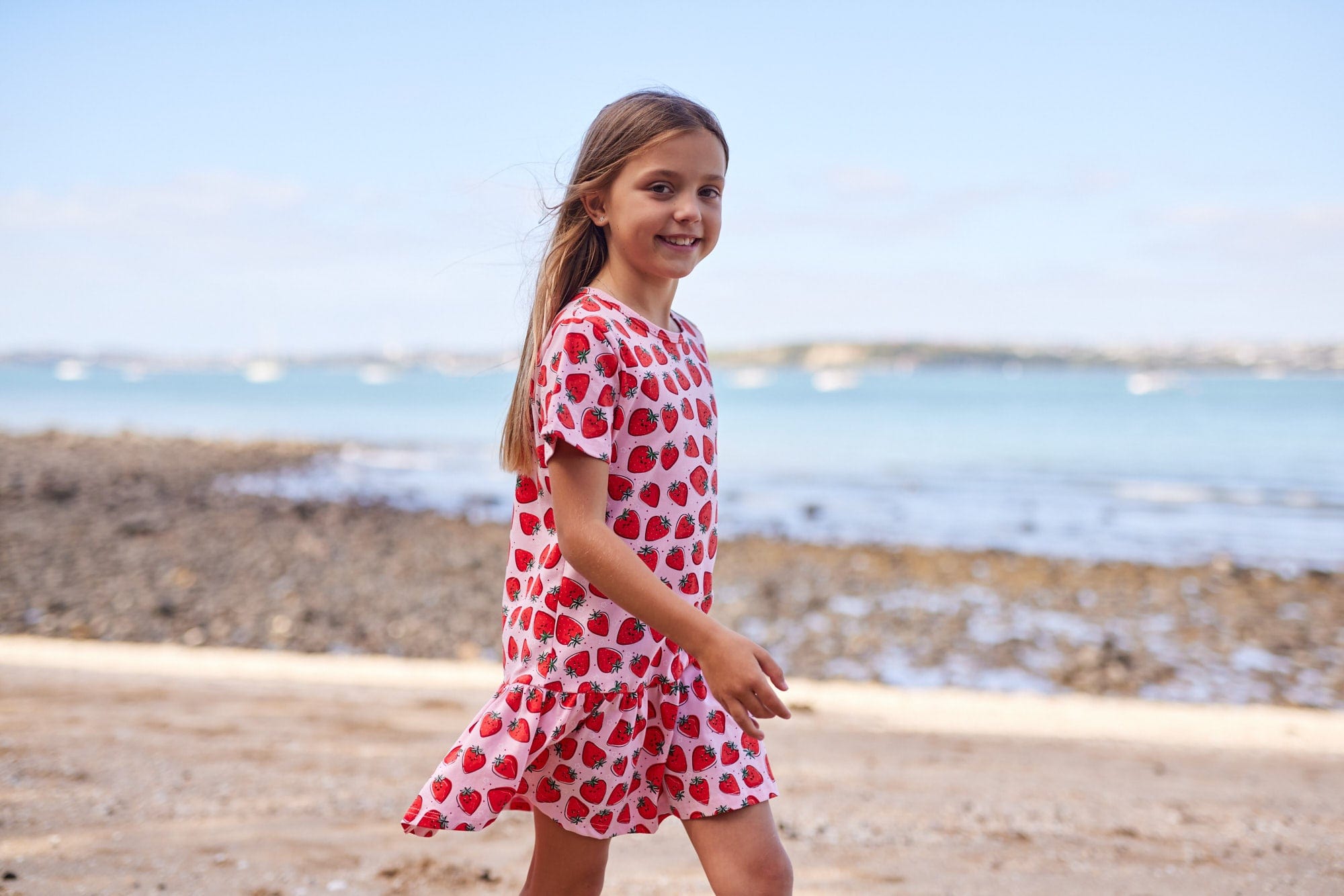 Kissed By Radicool Girls Dress Strawberry Crush Dress