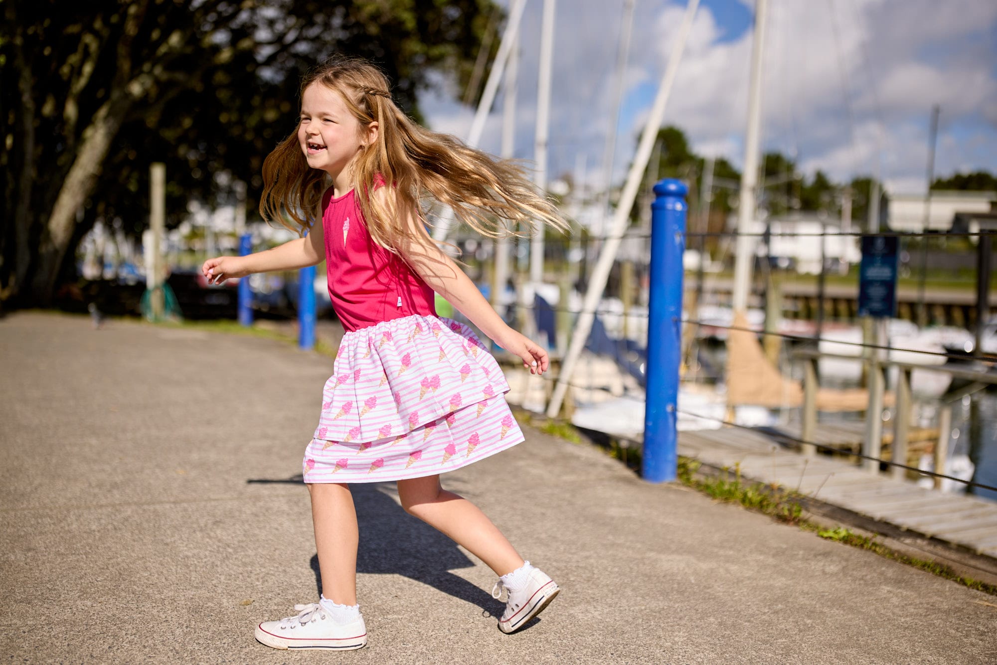 Kissed By Radicool Girls Dress Whippy Rara Dress