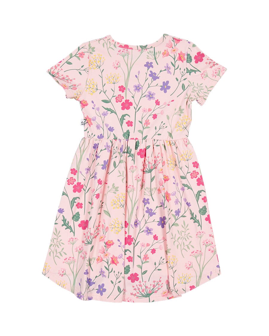 Kissed By Radicool Girls Dress Wild Flowers Dress