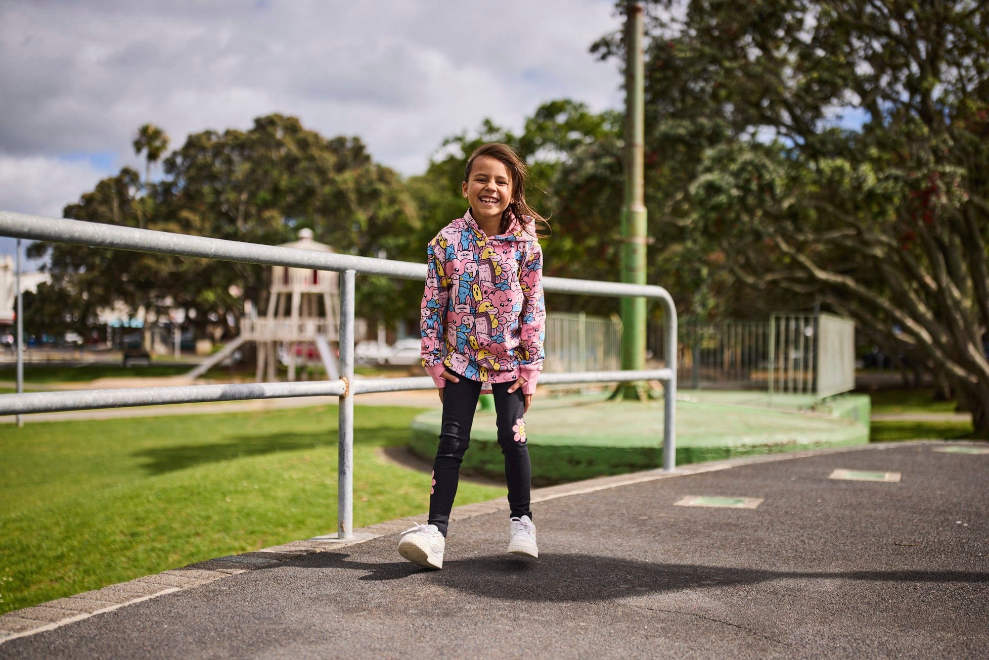 Kissed By Radicool Girls Jumper Critters Hood