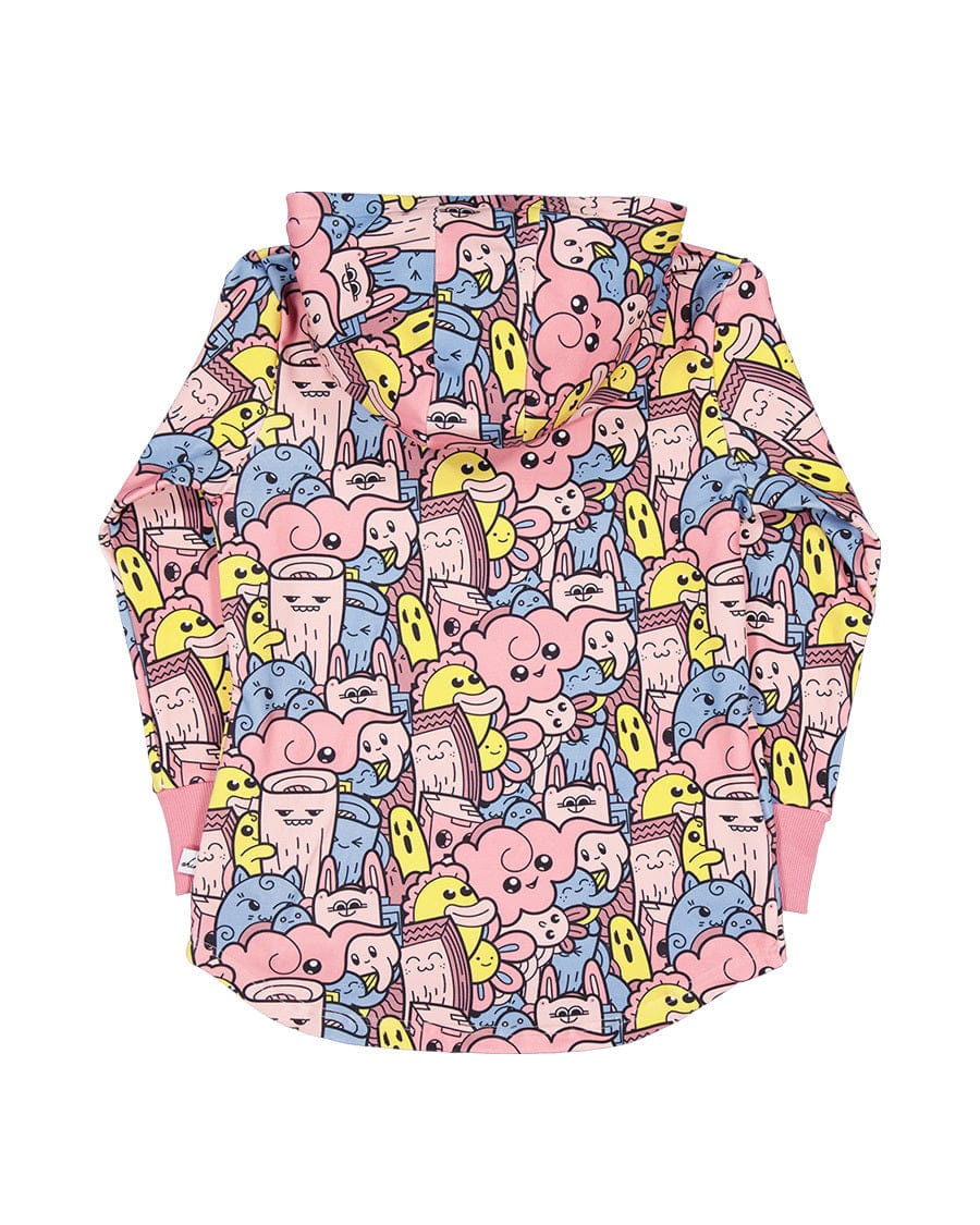 Kissed By Radicool Girls Jumper Critters Hood