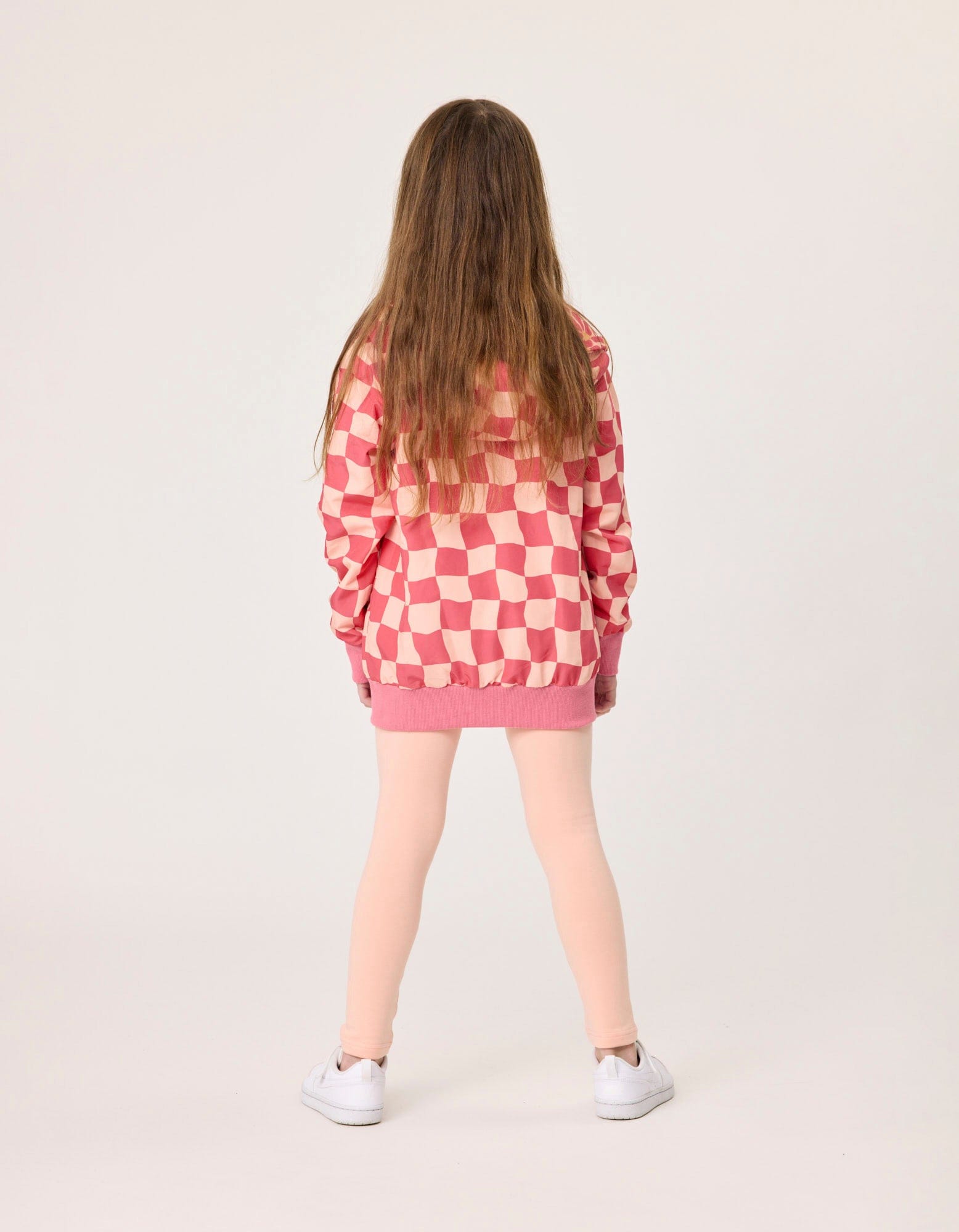Kissed By Radicool Girls Jumper Groovy Chequerboard Reversible Jacket