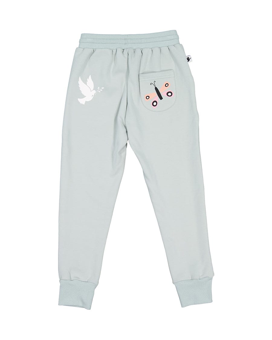 Kissed By Radicool Girls Pants Butterflies Relaxed Pant
