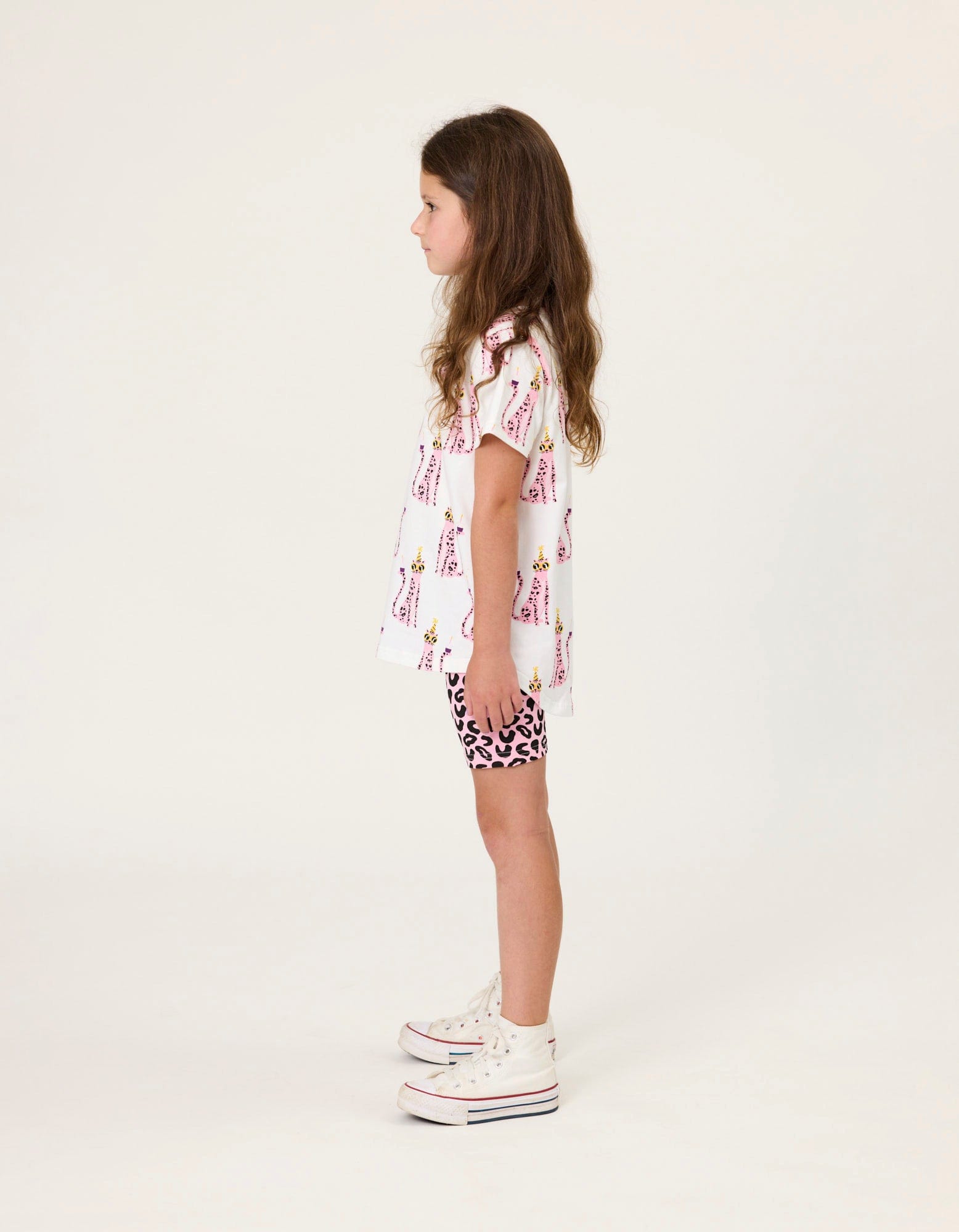 Kissed By Radicool Girls Tee Leopards Tee