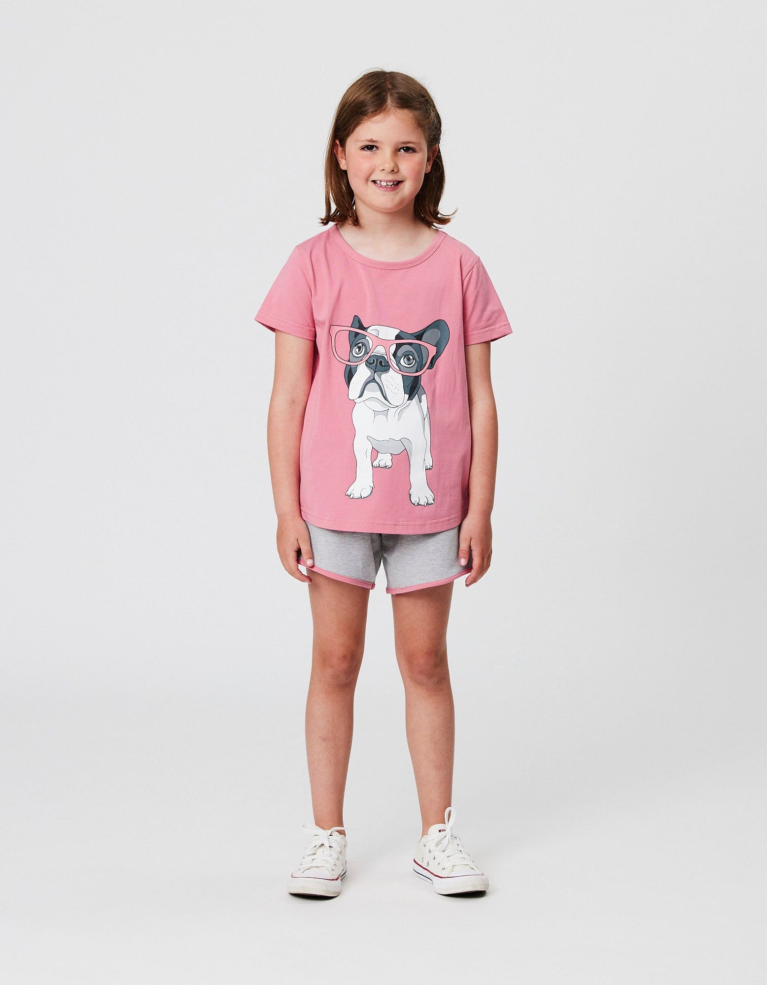 Kissed By Radicool Girls Tee Penny the Puppy Tee