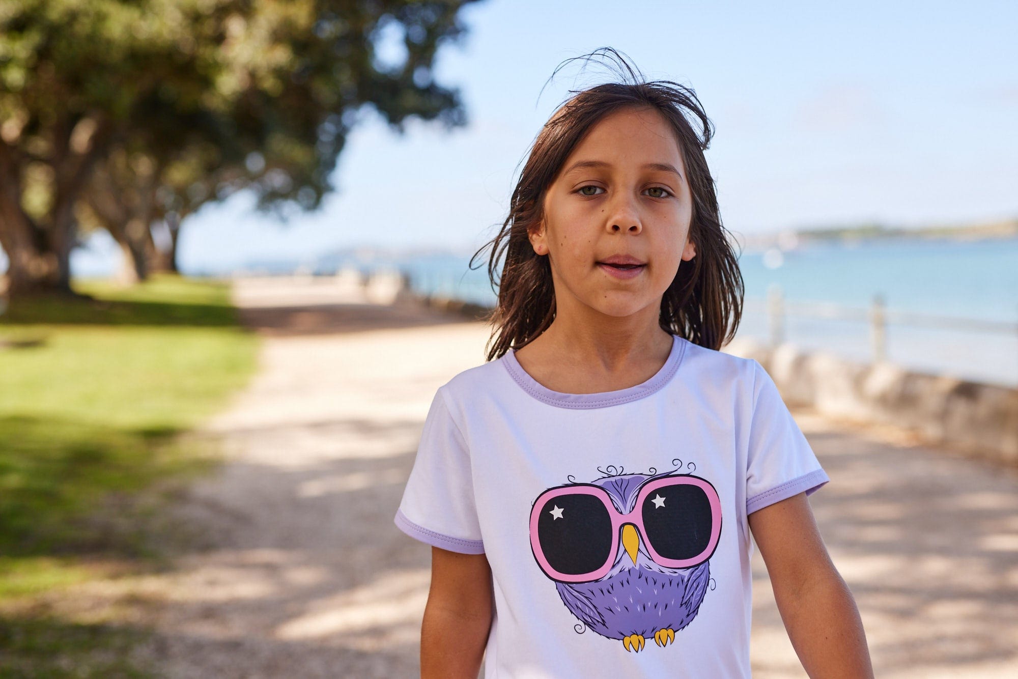 Kissed By Radicool Girls Tee Starlet Owl Tee