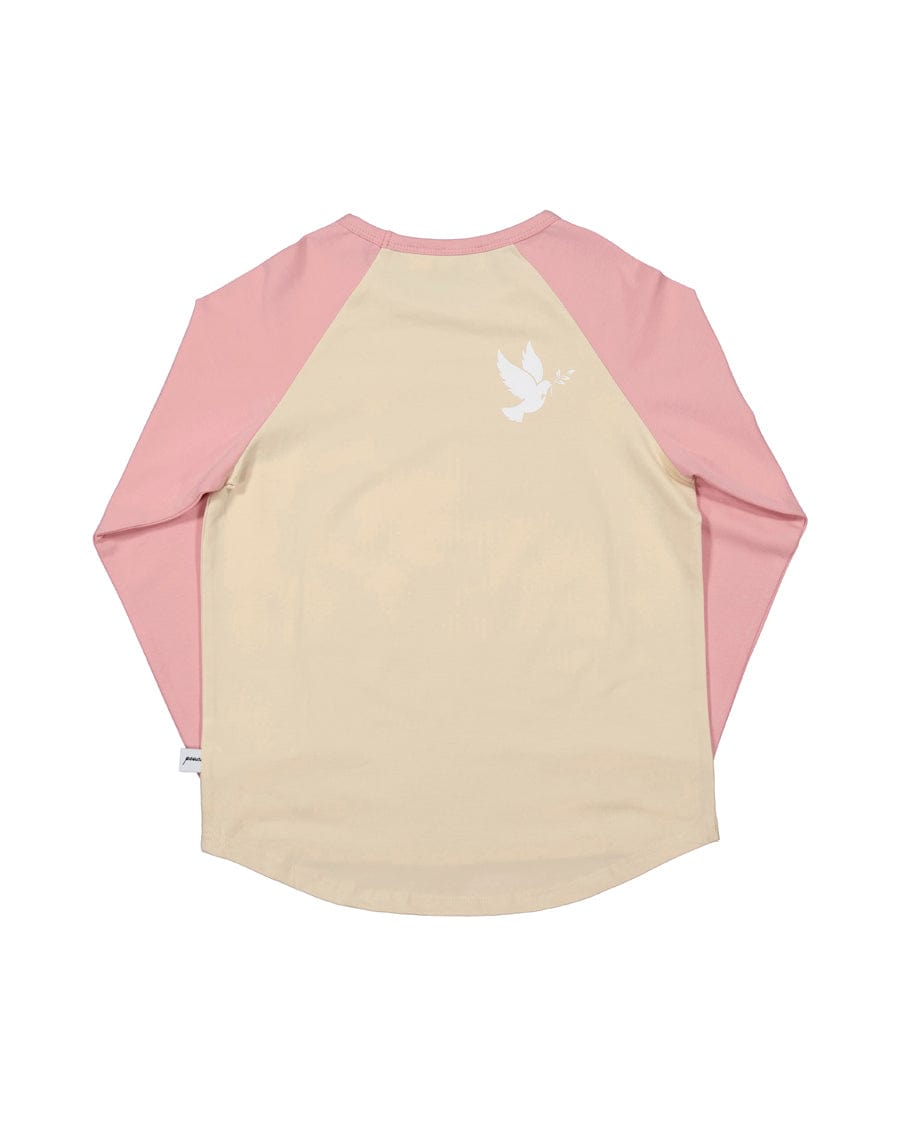 Kissed By Radicool Girls Top Bunny Butterfly L/S Tee