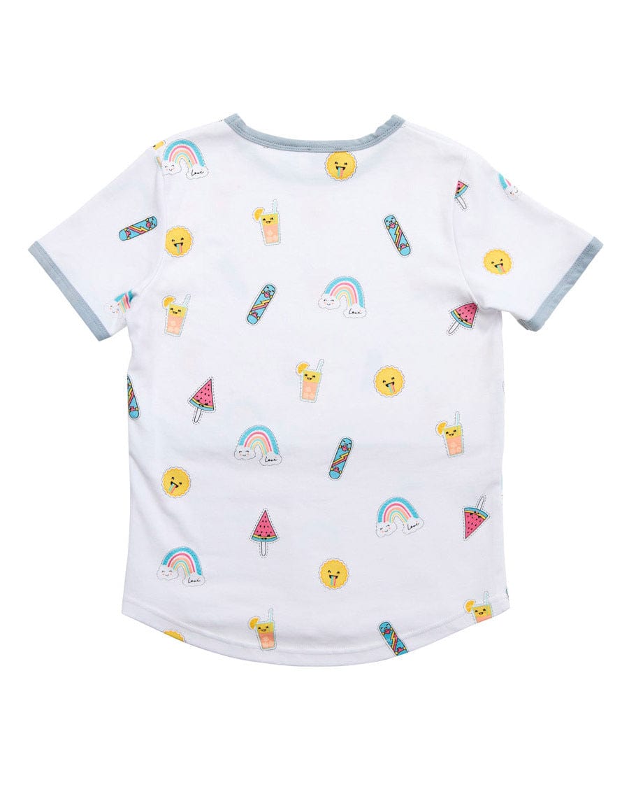 Kissed By Radicool Unisex Sleepware Kawaii Badge PJs