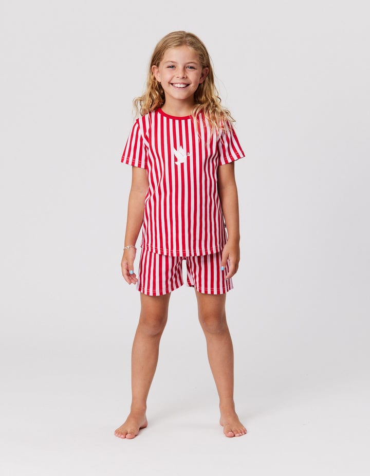 Kissed By Radicool Unisex Sleepware Strawberry Stripe PJs