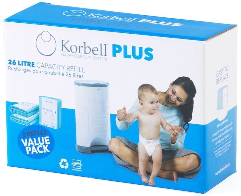 Korbell Baby Accessory Korbell Plus 3 Refill Pack