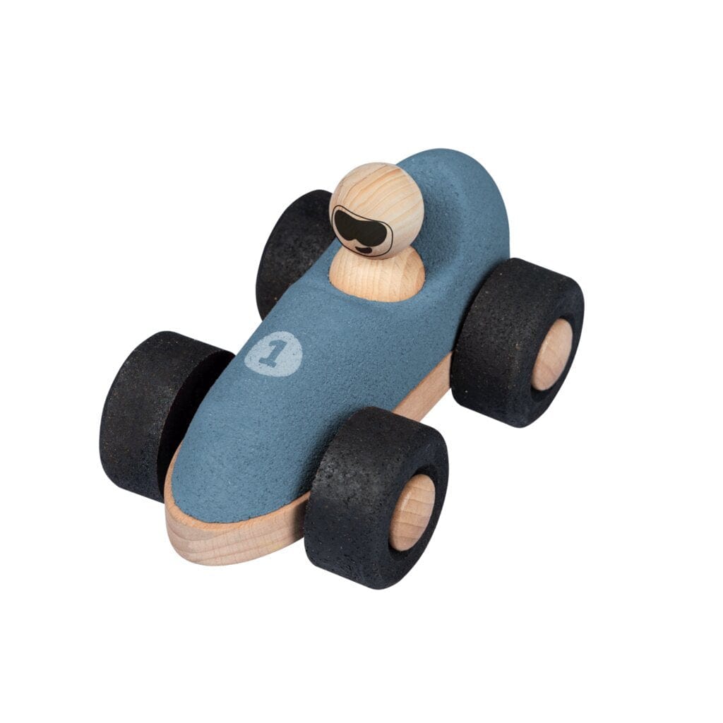 Korko Toys Blue E-Cork Racer Push Car