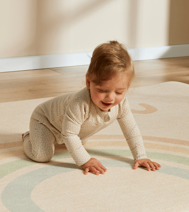 Warm Zippee Baby Romper: Oat Little Pod - Parnell Baby Boutique