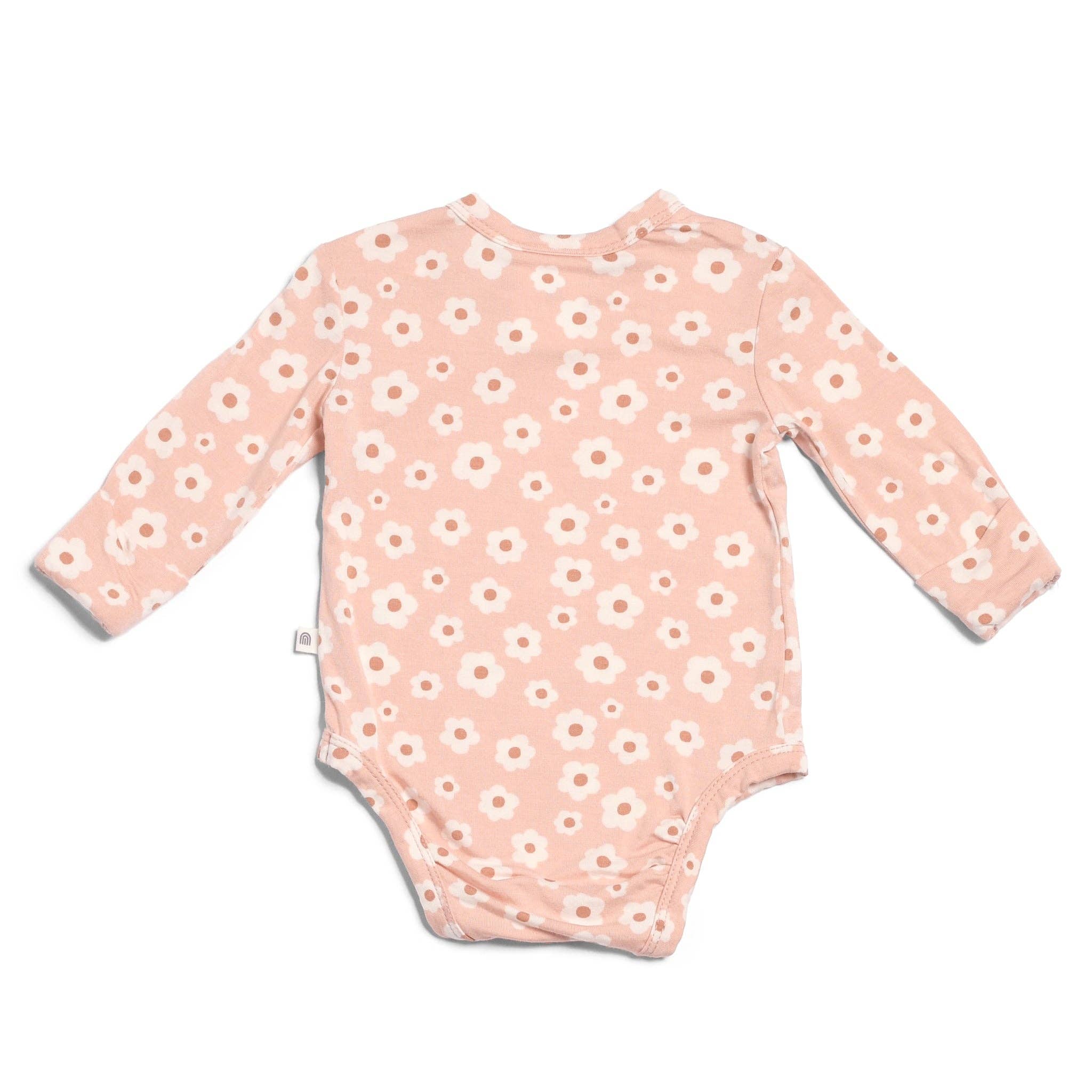 Kynd Baby Girls Onesie Comfy Bodysuit Long Sleeve - Blossom