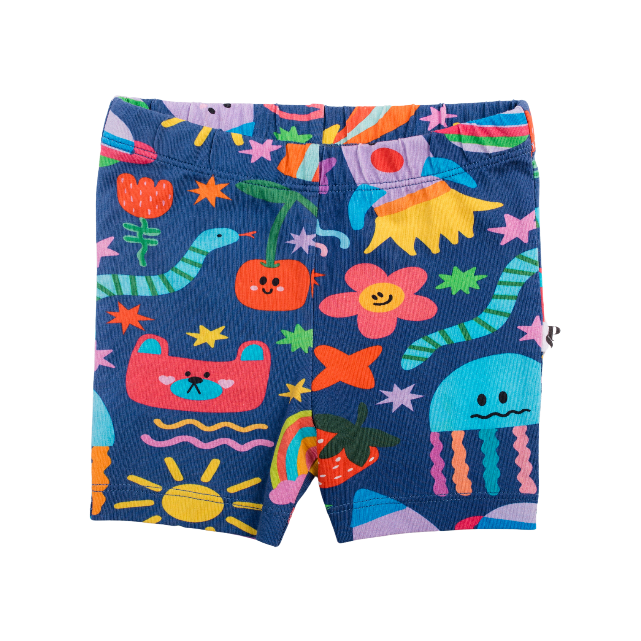 Sticker Book Bike Shorts