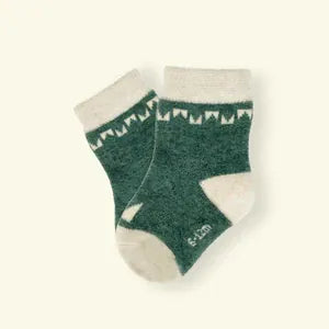 Lamington Accessory Socks NB-6M Mosey Merino Baby Socks- Rook