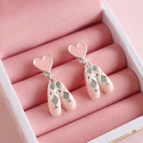 Lauren Hinkley Girls Accessory Ballet Slipper Drop Earrings
