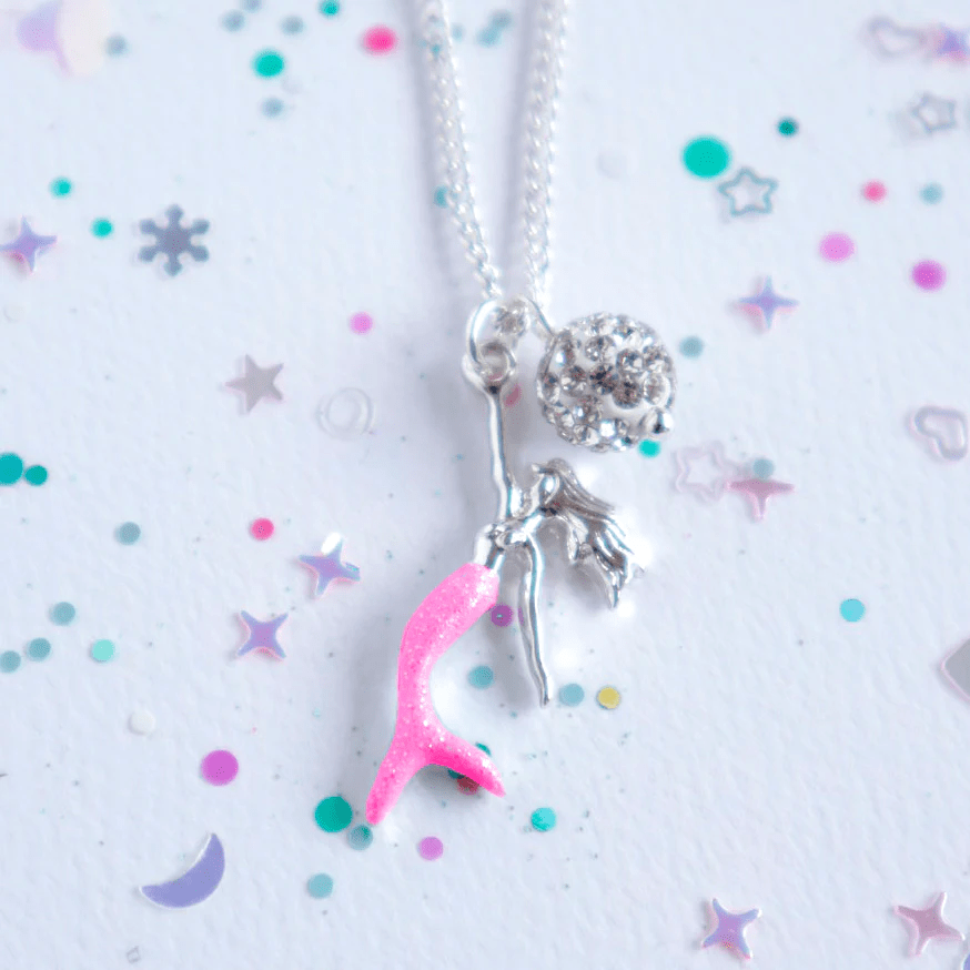 Lauren Hinkley Girls Accessory Pink Mermaid Necklace