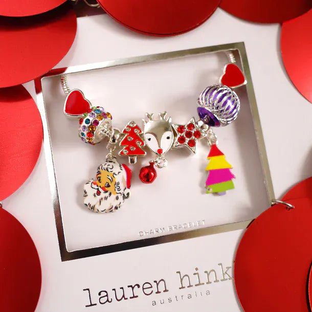 Lauren Hinkley Girls Accessory Rudolf Charm Bracelet
