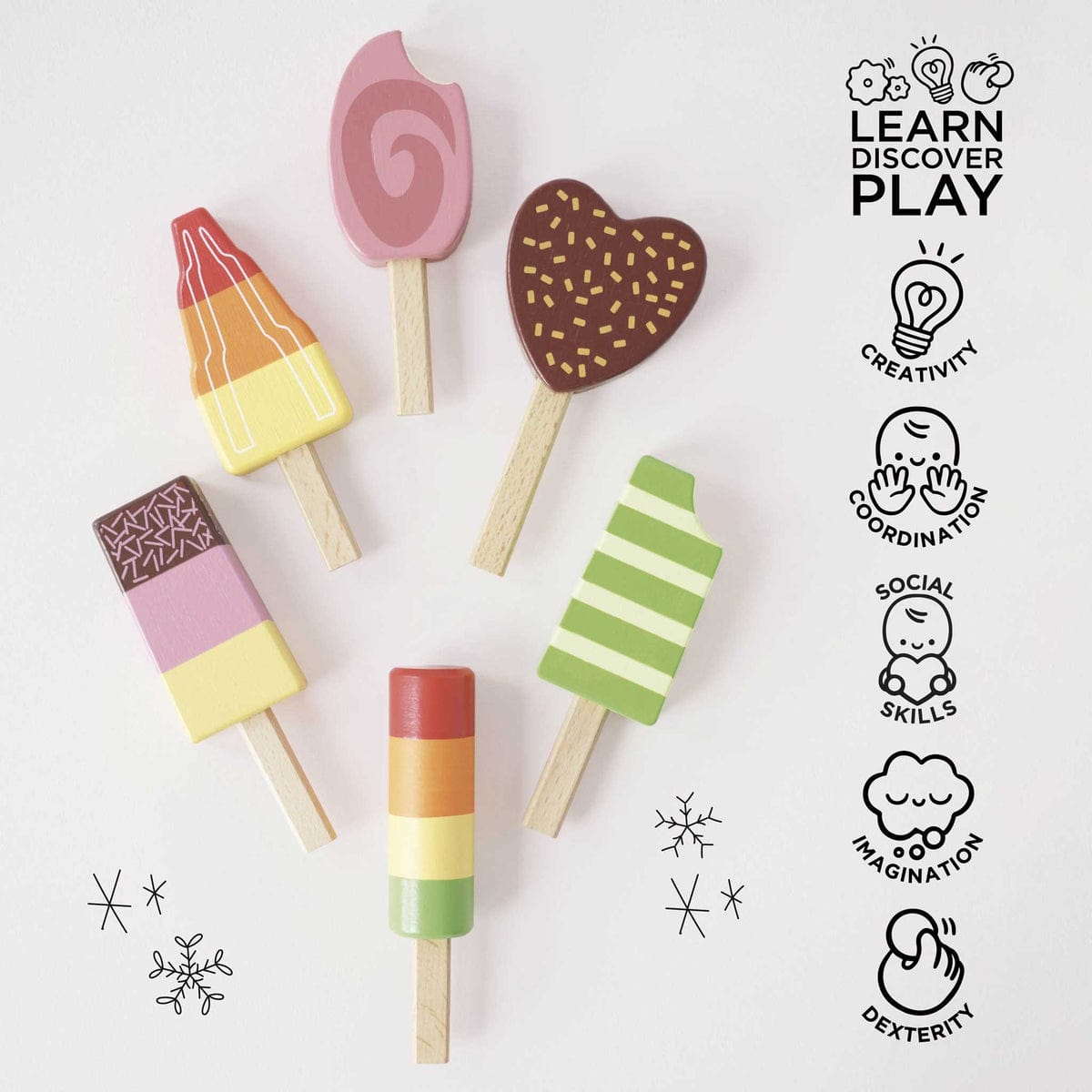 Le Toy Van Toys Ice Lollies Popsicles