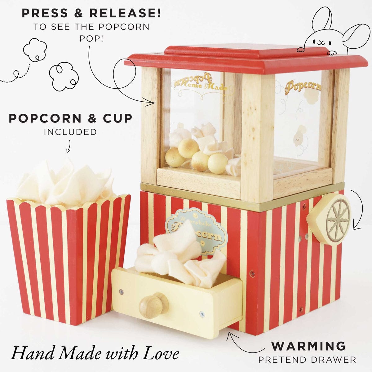 Le Toy Van Toys Popcorn Machine