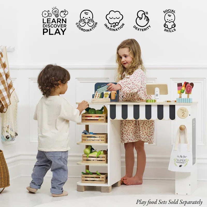 Le Toy Van supermarket till checkout and accessories toy set for children