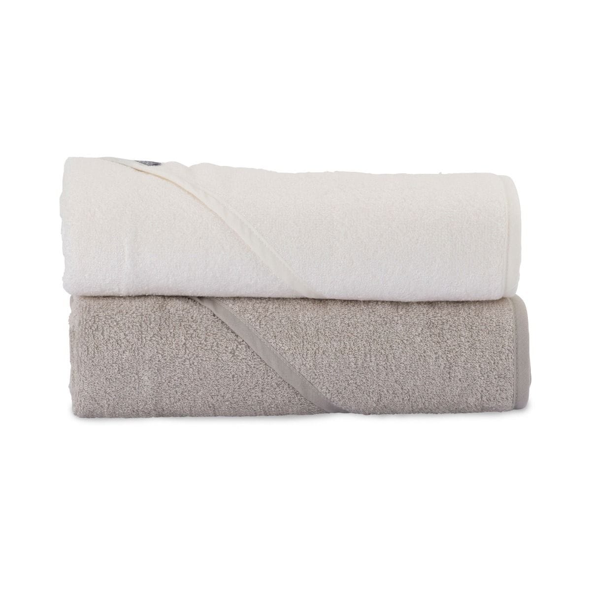 Little Bamboo Bath Little Bamboo Hooded Towel 2pk - Stone Grey