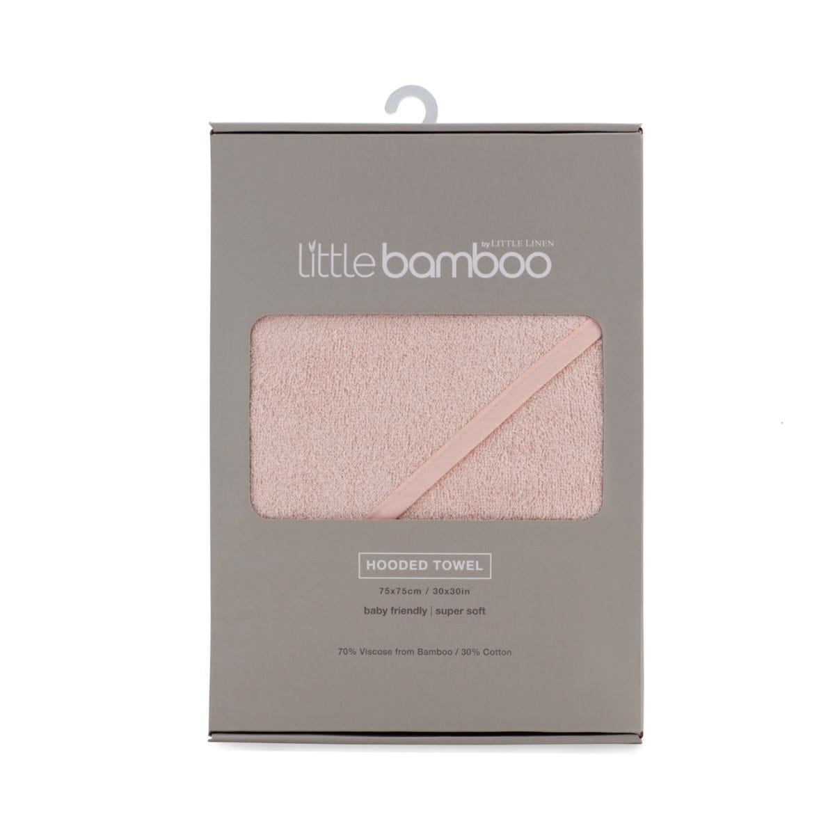 Little Bamboo Bath Little Bamboo Hooded Towel - Dusty Rose