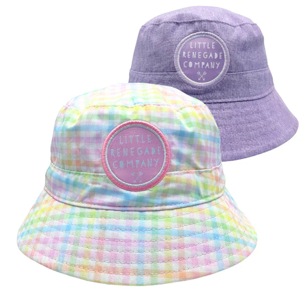 Little Renegade Company Accessories Hats Mini Sherbert Reversible Bucket Hat