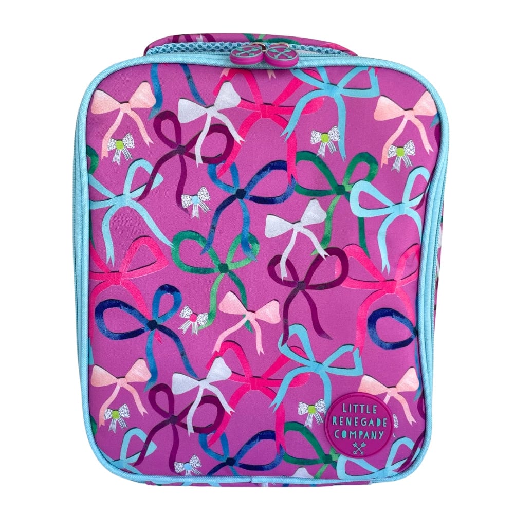 Little Renegade Company Accessory Feeding Lovely Bows Insulated Lunch Bag