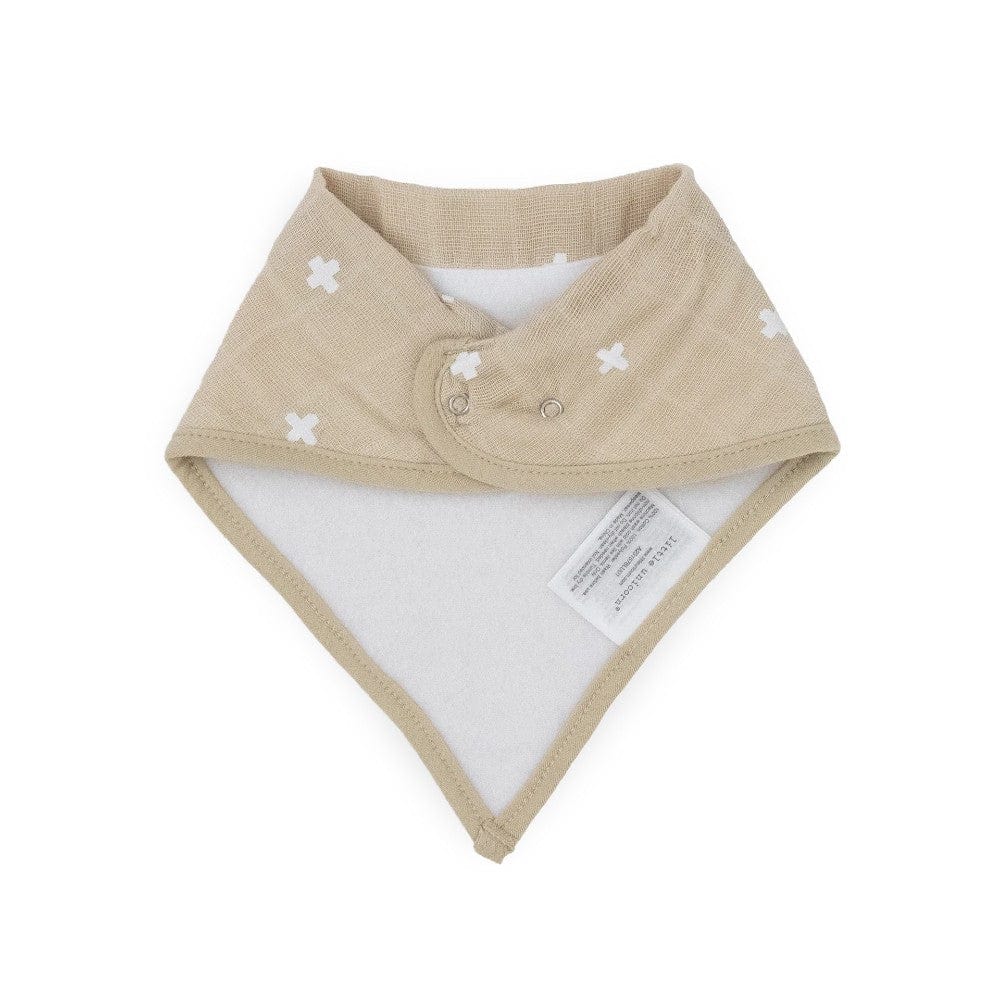 Little Unicorn Accessory Bib Cotton Muslin Fleece Bandana Bib - 4 Pack