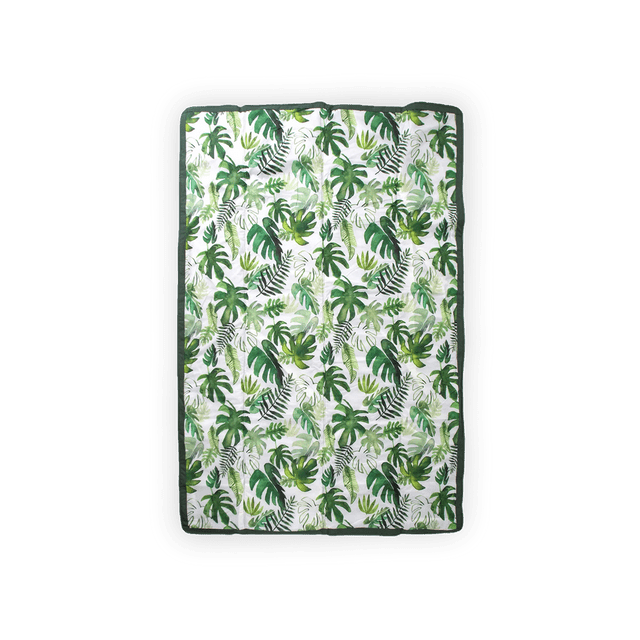 Little Unicorn Baby Care Tropical Leaf Picnic / Outdoor Blanket 5  X 7